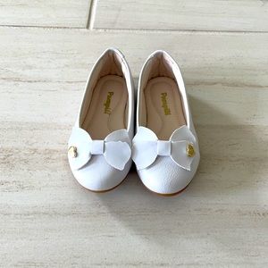 White Ballet Shoes with Bow
